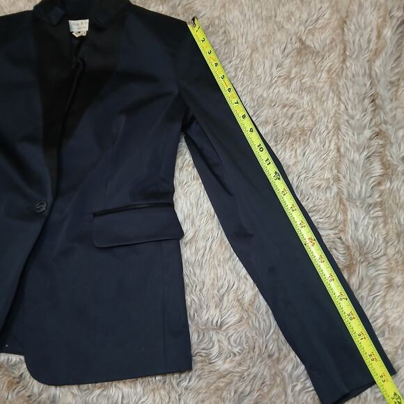 Rag & Bone Women's Tuxedo Blazer Jacket Satin Lapel Size 0 Made in USA - Picture 8 of 8